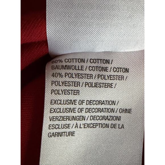 VTG Quacker Factory Shirt Womens M Embroidered Art To Wear Fall Leaves Cottage - Picture 7 of 10